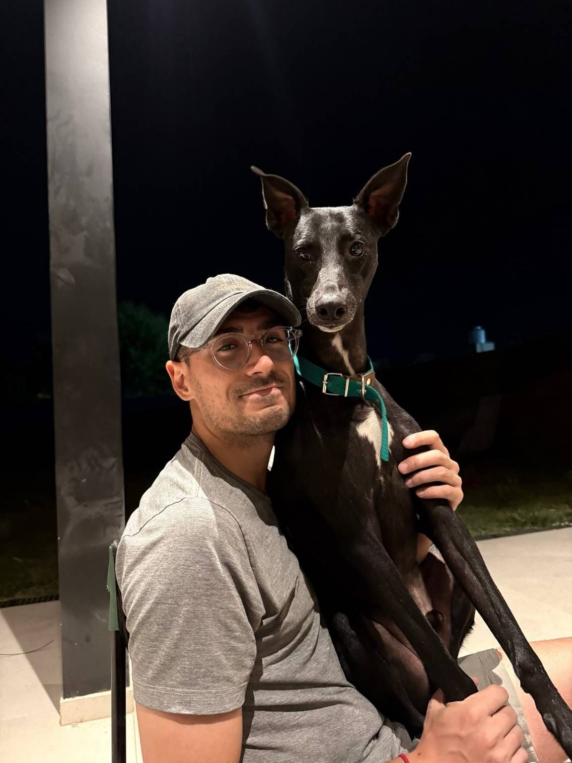 A picture of me with my dog